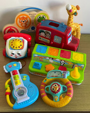 7 x Bundle of Sensory Toys, Musical, Vtech. Baby Einstein, Fisher Price