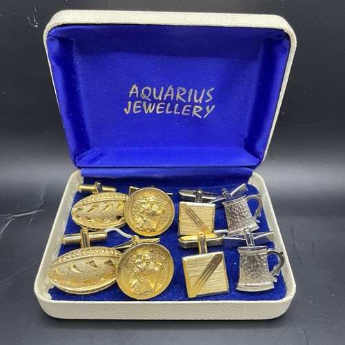 Vintage old cufflinks job - old,