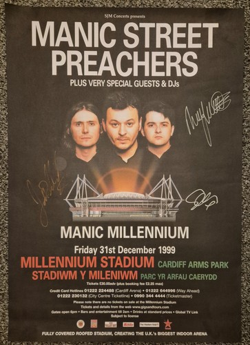 Official hand signed - signed, manic