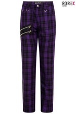 Ro Rox Punk Tartan Trousers -