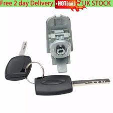 FITS FORD FIESTA VI 2009-2015 1552849 FRONT DOOR LOCK BARREL CYLINDER + 2 KEYS