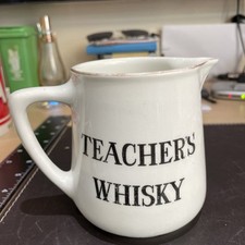  VERY RARE ANTIQUE TEACHER'S WHISKY JUG BOYS PLAYING CRICKET.