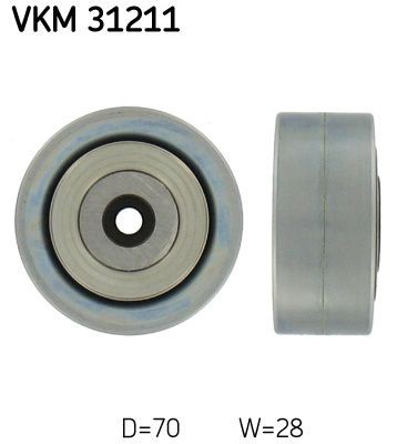 Ribbed belt deflection guide - v-ribbed, deflection/guide