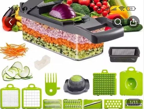 Manual push vegetable - 15-in-1,