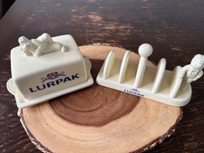 Vintage Lurpak breakfast set
