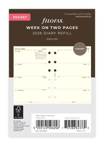 Filofax pocket week two - filofax,