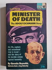 Minister Of Death The Adolf Eichmann Story - 1963 Vintage Pan Paperback WWII