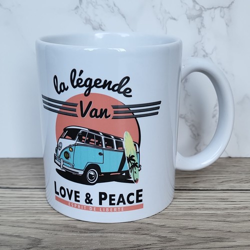 Volkswagen campervan mug - vw,