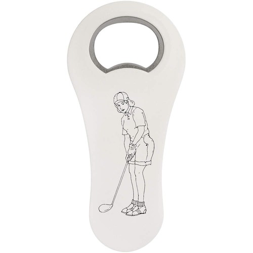 Lady playing golf - playing, golf'