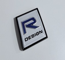 R DESIGN Badge Rear Black for