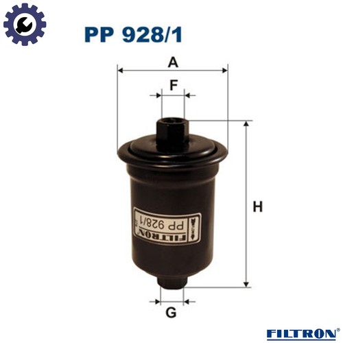 Fuel filter 928 for - fuel, pp