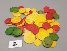 80 Antique Stained Bovine Bone