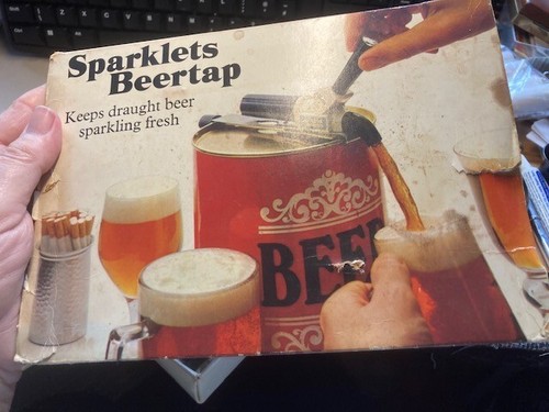 Vintage 1970s sparklets - sparklets, beer