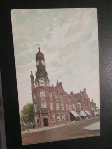 Postcard town hall - postcard,