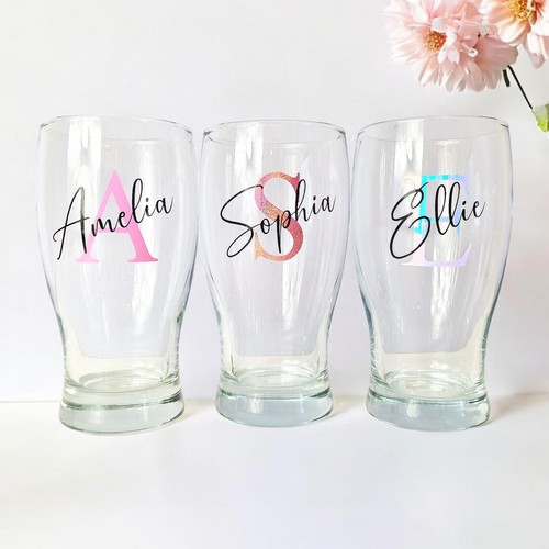 Personalised pint glass - personalised,