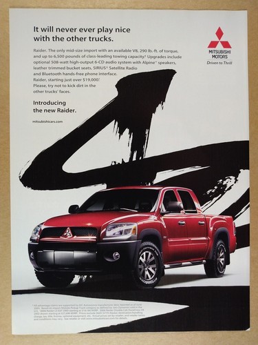 2006 mitsubishi raider pickup - 2006,