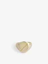 Serge Denimes Banner 14ct Gold-Plated Sterling-Silver Ring