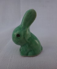 Miniature Sylvac Rabbit 1¾” (4.5cm) tall - Green