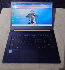 Acer Swift SF514-52 14 inch Win 11 Laptop Intel i7 8550U 8GB RAM 240GB SSD Blue