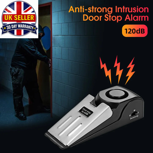 Wireless door stop alarm - wireless,