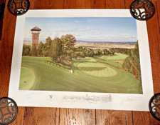 CASTLE PINES HOLE 1 GOLF PRINT