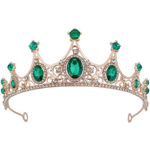 Rhinestone tiara headdress - rhinestone,