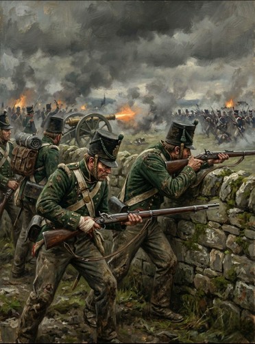 Waterloo 95th rifle - waterloo, regiment