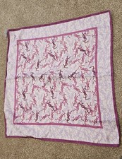 Unused Designer YSL Momogrammed 50cm Square Scarf