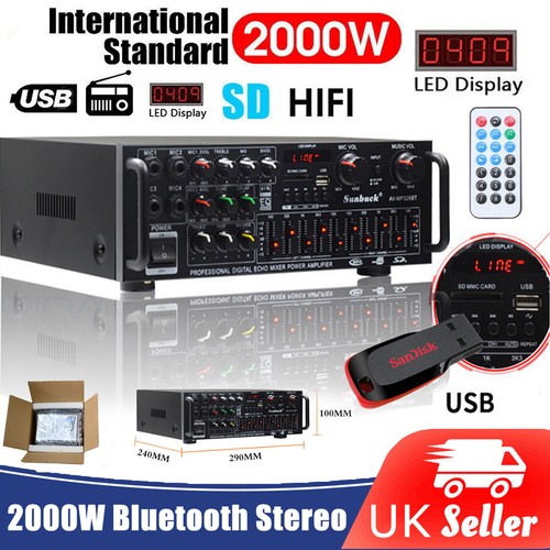 2000w digital bluetooth stereo - 2000w,