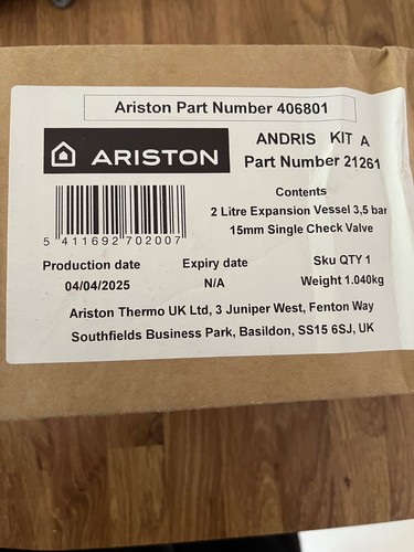Ariston 2ltr expansion - ariston,