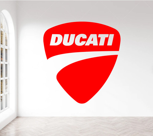 Ducati wall art sticker large - wall,