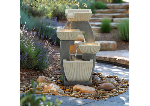 Elbe cascading water feature - elbe,