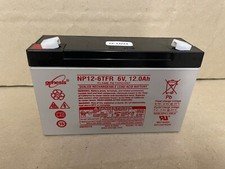 6V 12Ah 6V 10AH Sealed Lead Acid Replacement VRLA Battery . ENERSYS.  