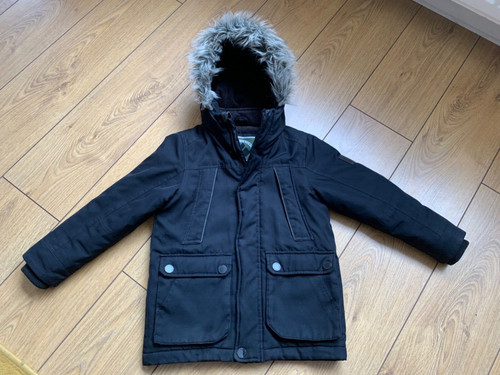 Next boys black coat jacket - next,