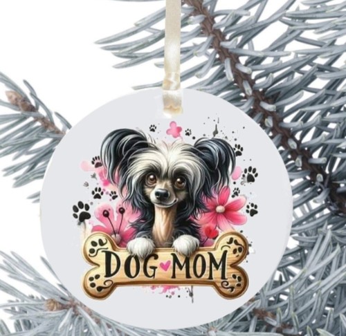 Chinese crested dog hanging - crested,
