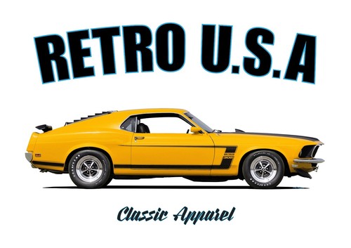 Ford mustang boss 302 - 302, t-shirt