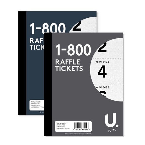 Raffle tickets book - tickets, cloakroom