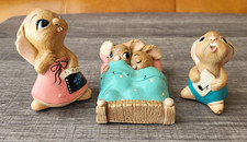 Lot of 3 Pendelfin Bunny