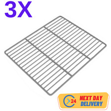 2/1 GASTRONORM HEAVY FRIDGE SHELF 530mm x 650mm PLASTIC WIRE COATED SHELVING  3x