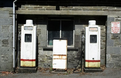 Photo petrol pump old - photo,