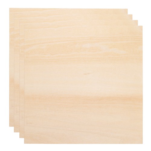 4pcs 2mm basswood - 4pcs, plywood