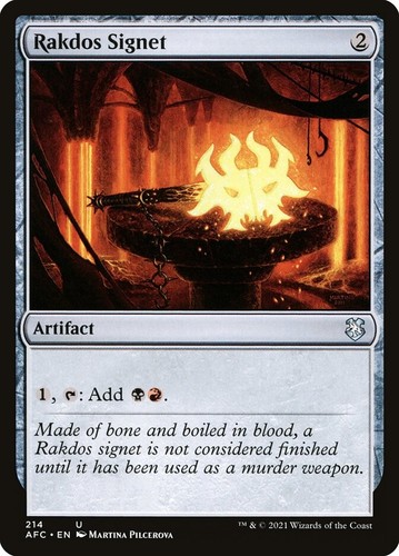 Mtg rakdos signet - rakdos,