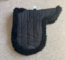 Griffin Nuumed Black Wool Pile Numnah Medium