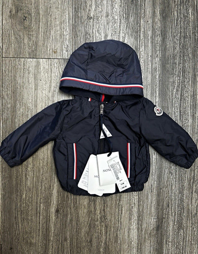 Moncler navy hooded - moncler,