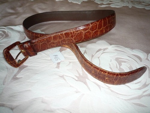Vintage brown alligatior - ,