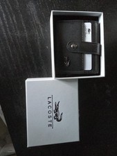 Lacoste black wallet with box