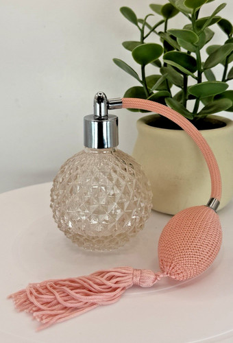 Pink diamond textured glass - diamond, w/