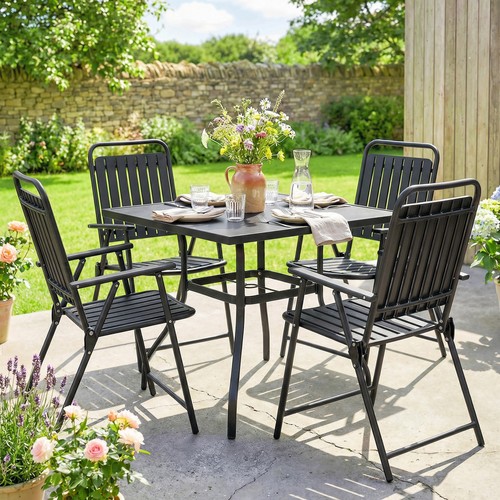 Folding garden chairs set - set, of