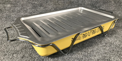 Enamel broiler serving - enamel,