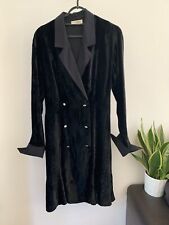 missoni dress Velvet Vintage donna 80s double breast Tuxedo button blazer Black